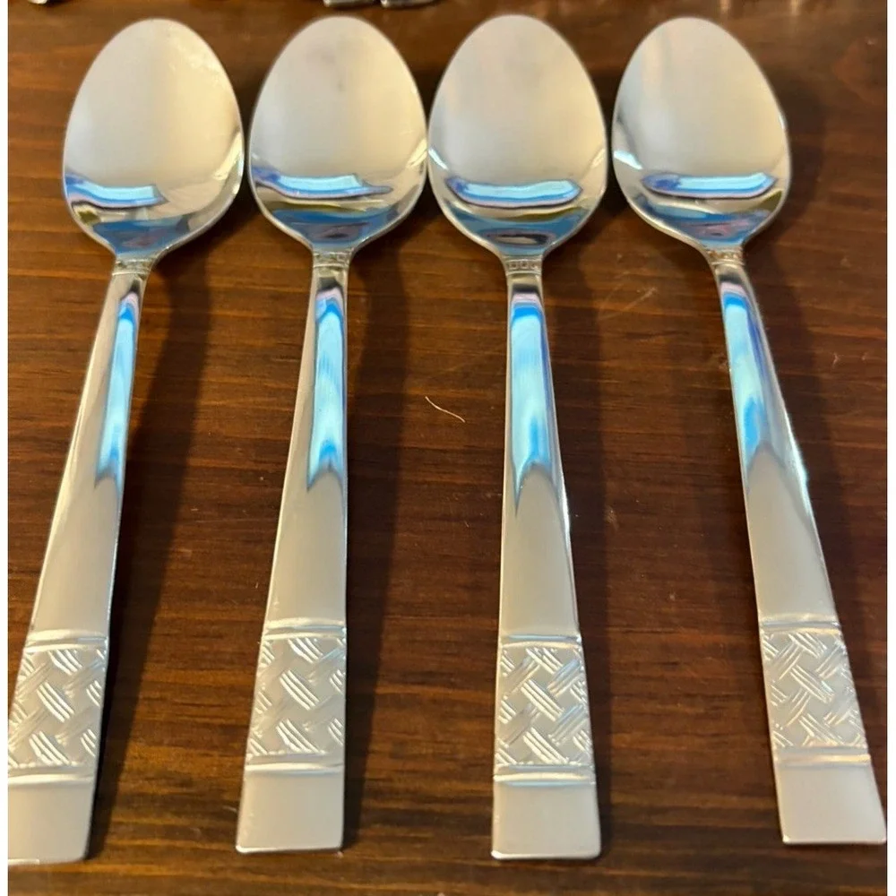 Mainstays Pierremont Stainless Place Oval Soup Spoons Set of 4 Replacement